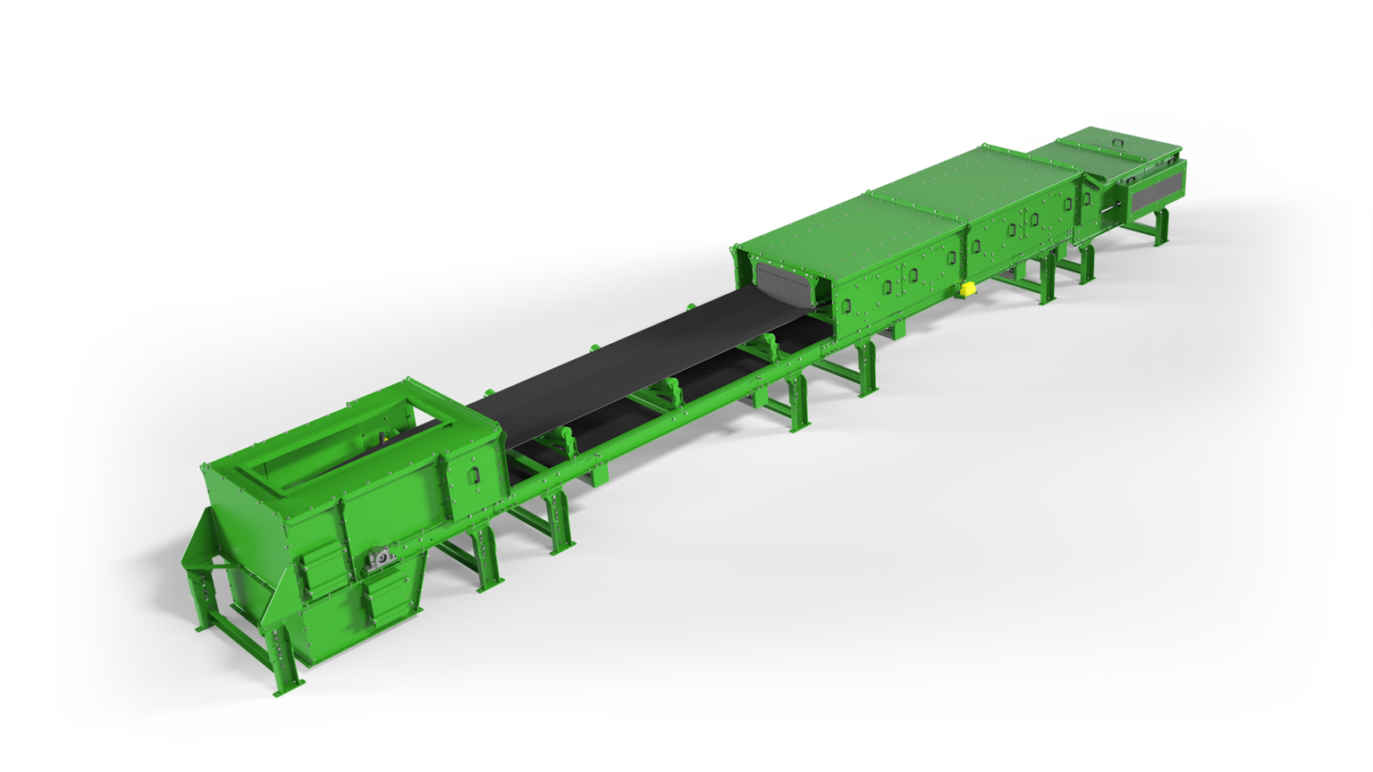 Troughed Belt Conveyors for bulk materials - DI MATTEO Group